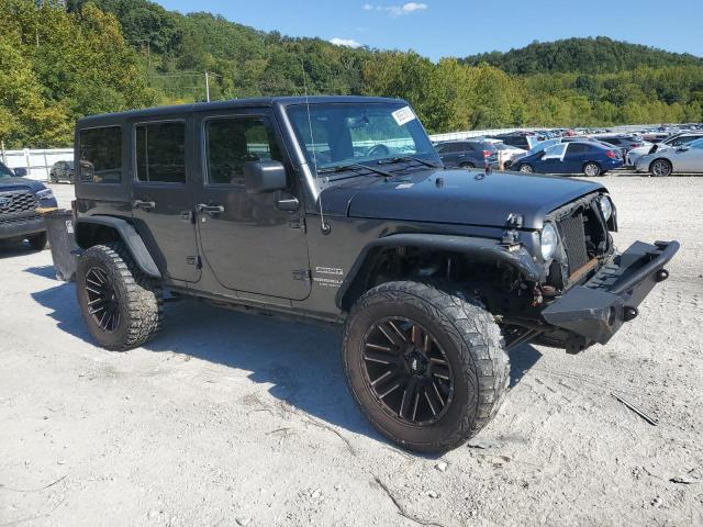 1C4BJWDG4HL607562 - 2017 JEEP WRANGLER U SPORT ნაცრისფერი ფოტო 4