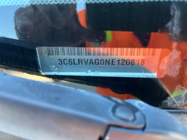 3C6LRVAG0NE120818 - 2022 RAM PROMASTER 1500 STANDARD Սպիտակ լուսանկար 12