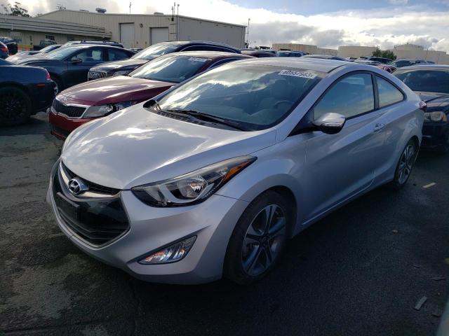 KMHDH6AH6EU029189 - 2014 HYUNDAI ELANTRA CO GS WHITE photo 1