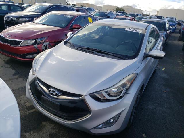 KMHDH6AH6EU029189 - 2014 HYUNDAI ELANTRA CO GS WHITE photo 5