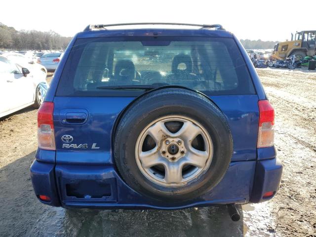 JTEGH20VX20078833 - 2002 TOYOTA RAV4 BLUE photo 6