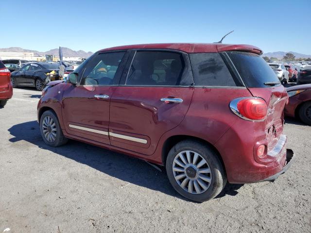 ZFBCFACH6EZ029883 - 2014 FIAT 500L LOUNGE RED photo 2