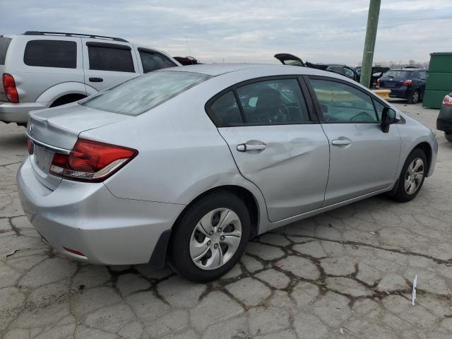 2HGFB2F50DH589802 - 2013 HONDA CIVIC LX SILVER photo 3