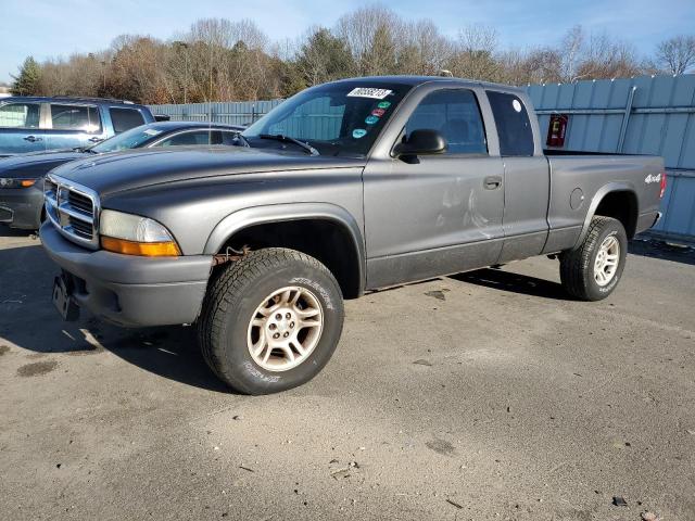 1D7HG12K14S704338 - 2004 DODGE DAKOTA SXT GRAY photo 1