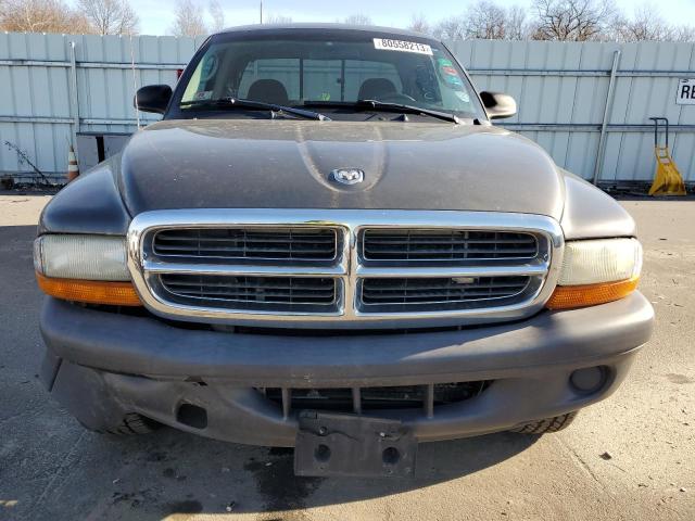 1D7HG12K14S704338 - 2004 DODGE DAKOTA SXT GRAY photo 5