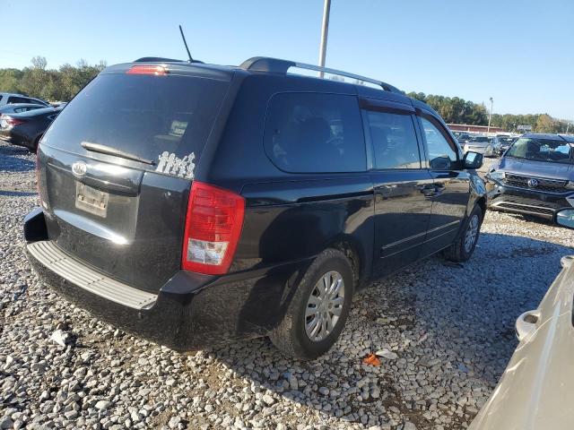 KNDMG4C78B6413765 - 2011 KIA SEDONA LX BLACK photo 3