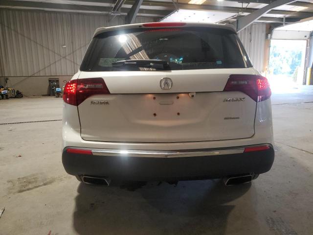 2HNYD2H62BH533990 - 2011 ACURA MDX TECHNOLOGY WHITE photo 6