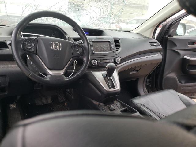 2HKRM4H79CH615741 - 2012 HONDA CR-V EXL BLACK photo 8