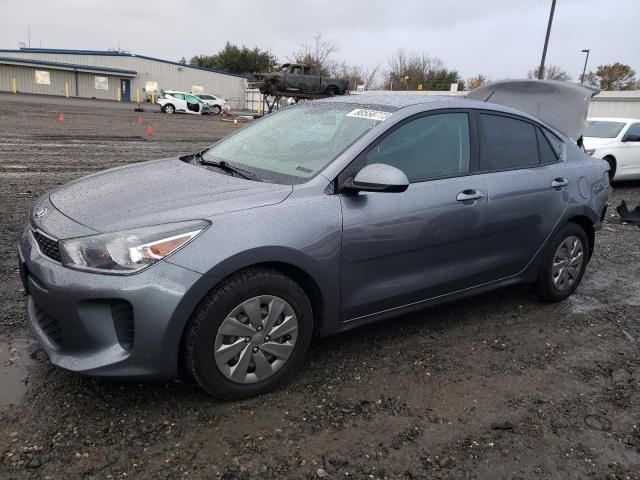 3KPA24AB3KE159241 - 2019 KIA RIO S GRAY photo 1