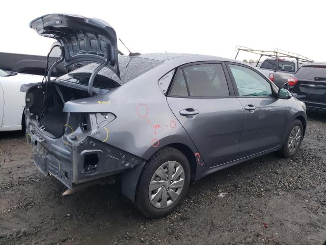 3KPA24AB3KE159241 - 2019 KIA RIO S GRAY photo 3