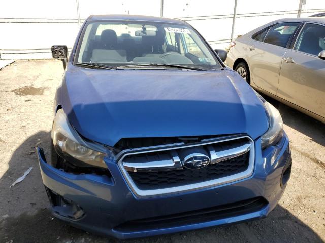 JF1GJAA63EH005311 - 2014 SUBARU IMPREZA BLUE photo 5