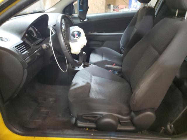 1G2AS18H397239470 - 2009 PONTIAC G5 Jaune photo 7