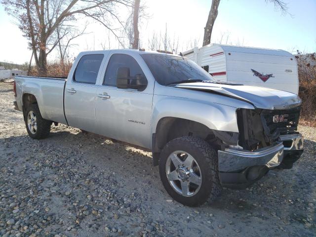 1GT424C81BF105019 - 2011 GMC SIERRA K3500 SLT SILVER photo 4