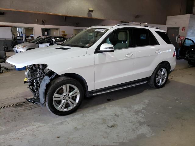 4JGDA5HB9EA304166 - 2014 MERCEDES-BENZ ML 350 4MATIC WHITE photo 1