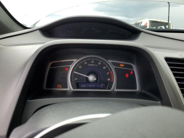 2HGFG11868H544026 - 2008 HONDA CIVIC EX SILVER photo 9