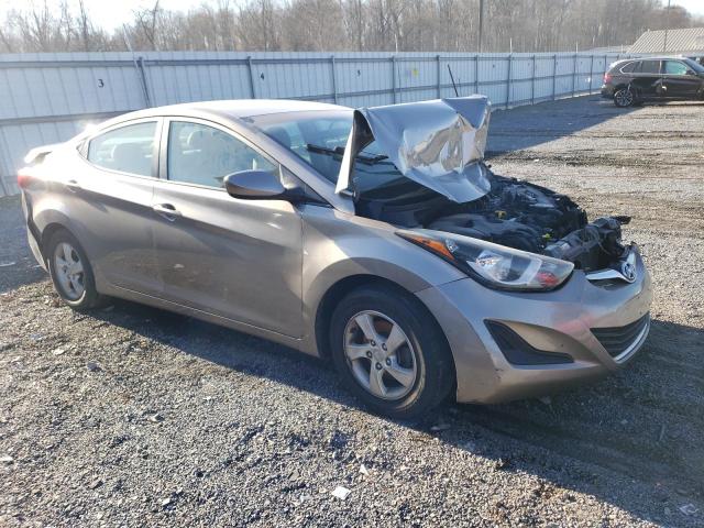 5NPDH4AE2EH523199 - 2014 HYUNDAI ELANTRA SE TAN photo 4