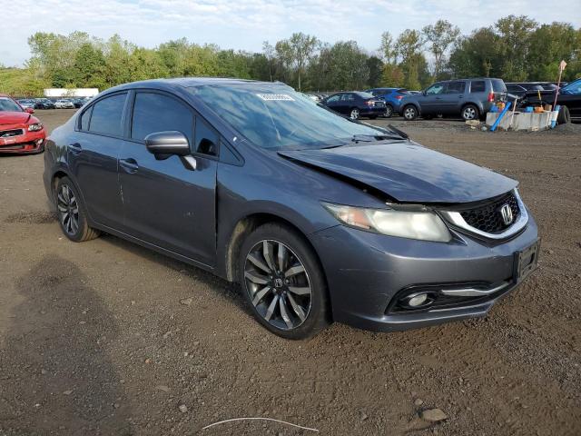 2HGFB2F92EH509985 - 2014 HONDA CIVIC EXL GRAY photo 4