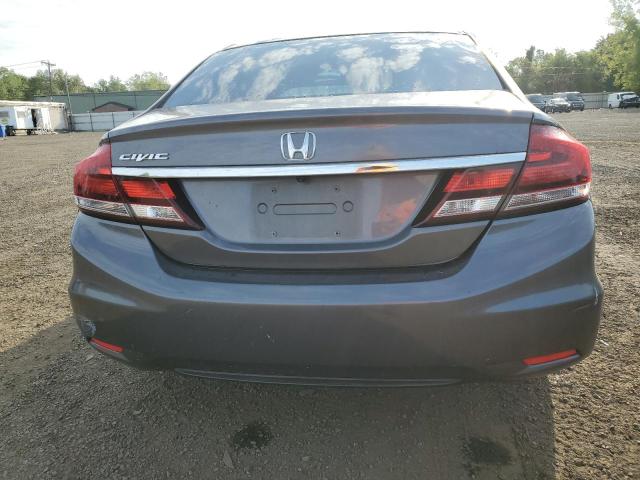 2HGFB2F92EH509985 - 2014 HONDA CIVIC EXL GRAY photo 6