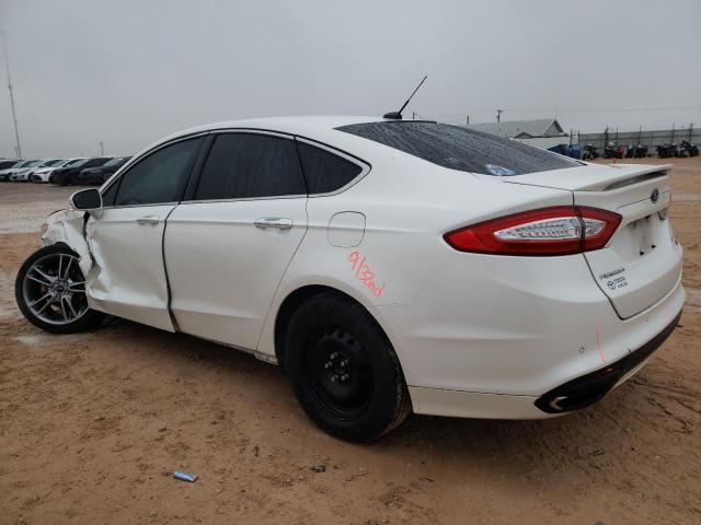 3FA6P0K92ER337817 - 2014 FORD FUSION TITANIUM WHITE photo 2