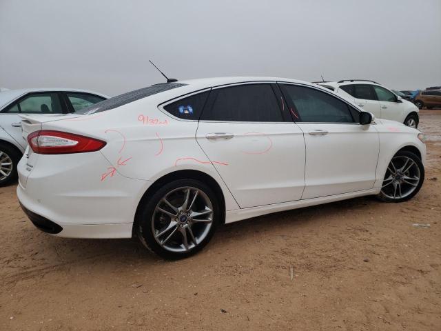 3FA6P0K92ER337817 - 2014 FORD FUSION TITANIUM WHITE photo 3