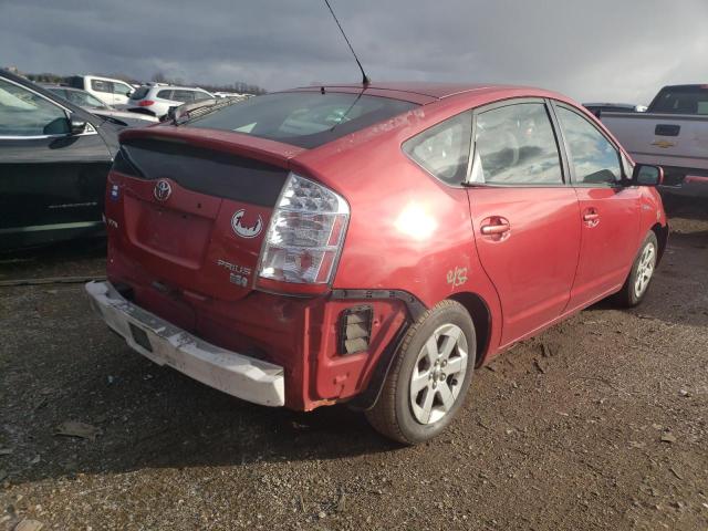 JTDKB20U897877650 - 2009 TOYOTA PRIUS RED photo 3