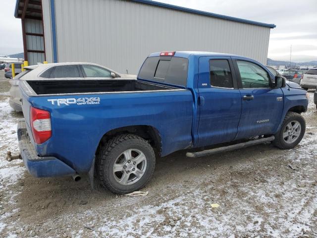5TFUW5F17GX550245 - 2016 TOYOTA TUNDRA DOUBLE CAB SR/SR5 BLUE photo 3