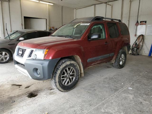 5N1AN0NW7EN804482 - 2014 NISSAN XTERRA X BURGUNDY photo 1