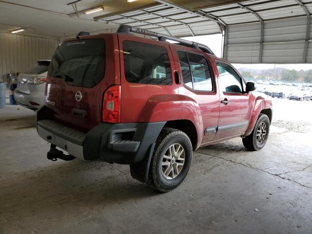 5N1AN0NW7EN804482 - 2014 NISSAN XTERRA X BURGUNDY photo 3