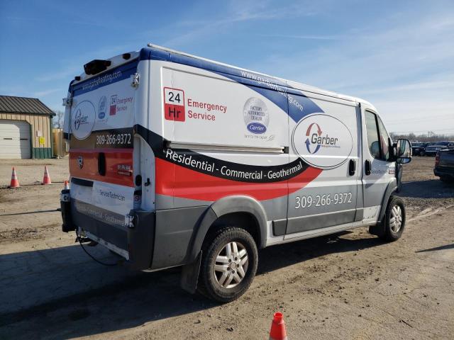 3C6TRVAG6JE111776 - 2018 RAM PROMASTER 1500 STANDARD WHITE photo 3