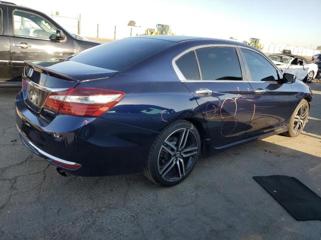 1HGCR2F56HA114867 - 2017 HONDA ACCORD SPORT BLUE photo 3