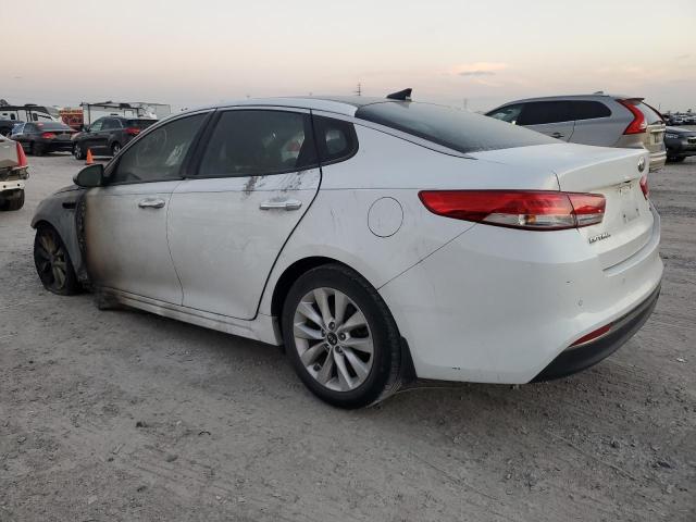 5XXGU4L37GG103277 - 2016 KIA OPTIMA EX WHITE photo 2