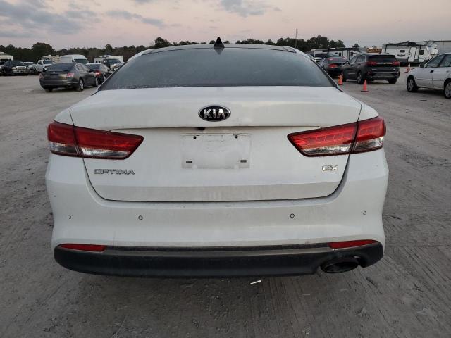 5XXGU4L37GG103277 - 2016 KIA OPTIMA EX WHITE photo 6