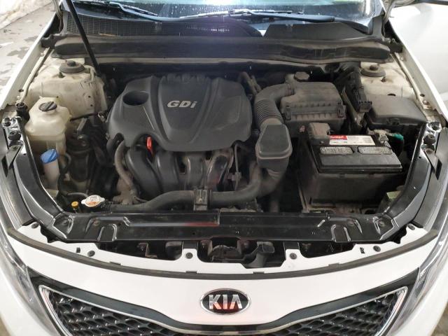 KNAGM4A75E5486043 - 2014 KIA OPTIMA LX WHITE photo 11