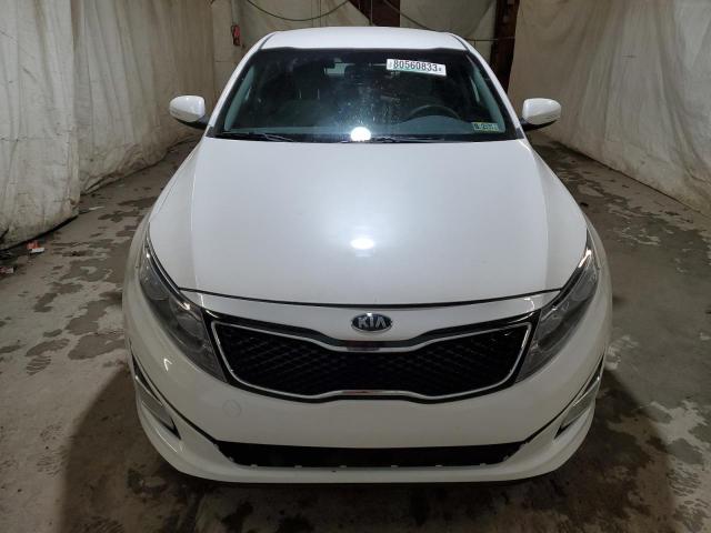 KNAGM4A75E5486043 - 2014 KIA OPTIMA LX WHITE photo 5