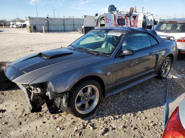 1FAFP45X44F123778 - 2004 FORD MUSTANG GT GRAY photo 1