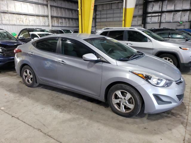 KMHDH4AEXEU207647 - 2014 HYUNDAI ELANTRA SE GRAY photo 4