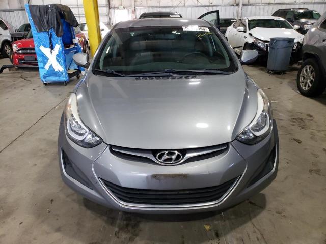 KMHDH4AEXEU207647 - 2014 HYUNDAI ELANTRA SE GRAY photo 5