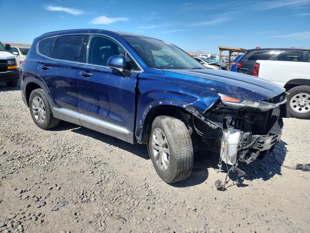5NMS33AD0LH207351 - 2020 HYUNDAI SANTA FE SEL BLUE photo 4