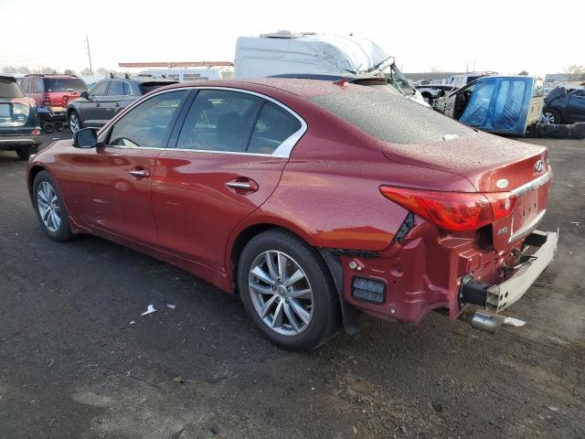 JN1BV7AR1FM412206 - 2015 INFINITI Q50 BASE MAROON photo 2