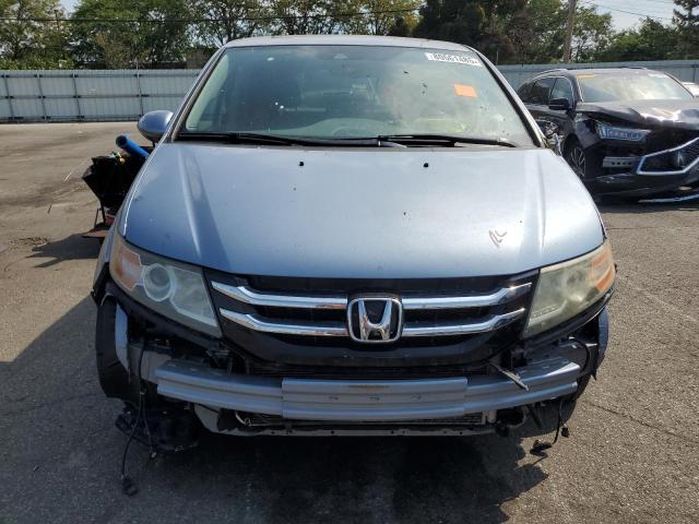 5FNRL5H93EB084936 - 2014 HONDA ODYSSEY TOURING BLUE photo 5