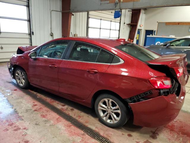 1G1BE5SM9K7142003 - 2019 CHEVROLET CRUZE LT BURGUNDY photo 2