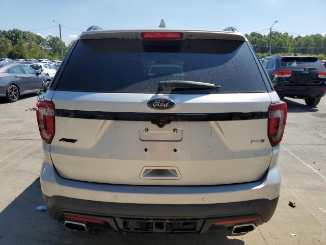 1FM5K8GT5GGB06231 - 2016 FORD EXPLORER SPORT SILVER photo 6