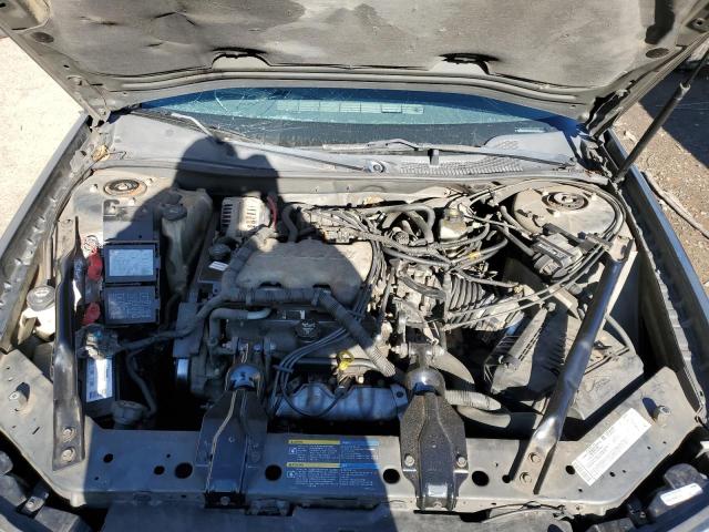 2G1WF52E459334472 - 2005 CHEVROLET IMPALA GRAY photo 11