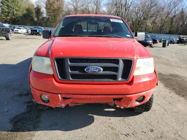 1FTPW14V47KC78777 - 2007 FORD F150 SUPERCREW RED photo 5