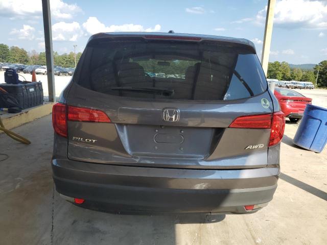 5FNYF6H36HB081599 - 2017 HONDA PILOT EX GRAY photo 6