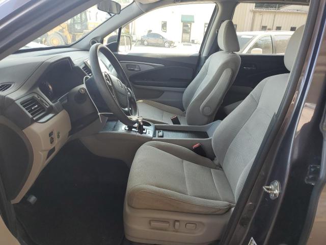 5FNYF6H36HB081599 - 2017 HONDA PILOT EX GRAY photo 7