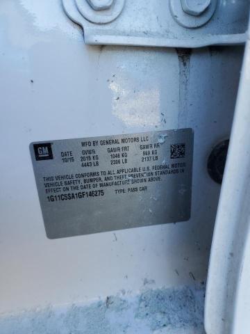 1G11C5SA1GF146275 - 2016 CHEVROLET MALIBU LIM LT 白色 照片 13