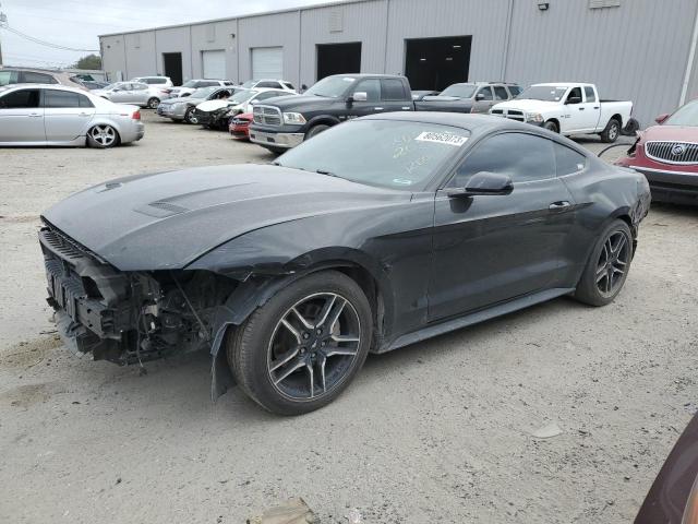 1FA6P8TH7J5107272 - 2018 FORD MUSTANG BLACK photo 1