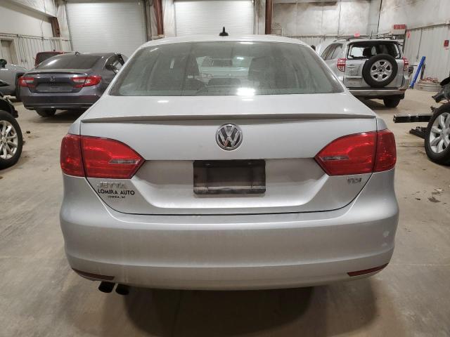 3VWLL7AJ3EM273973 - 2014 VOLKSWAGEN JETTA TDI SILVER photo 6