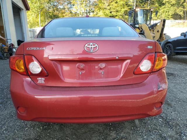 2T1BU4EE9AC247436 - 2010 TOYOTA COROLLA BASE RED photo 6